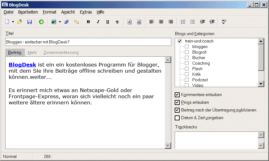 Blogdesk