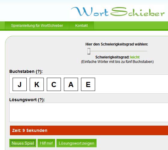 Schieber Aufgabe