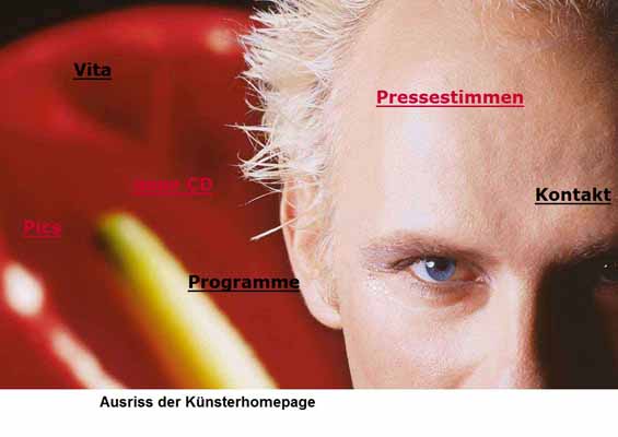 Ausriss Homepage Kleinkunst