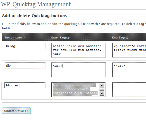 Hier wird bei wp-quicktag eingegeben wp-quicktag-eingabe