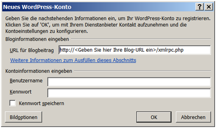 Blog mit Word 2007 Bild 3