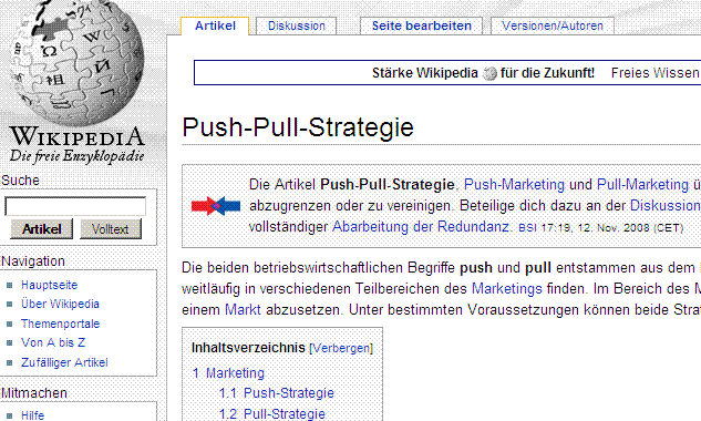 Push-und-Pull-bei Wikipedia