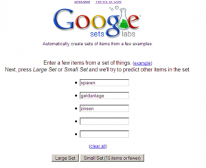 keywords mit googe-sets keywords mit googe-sets