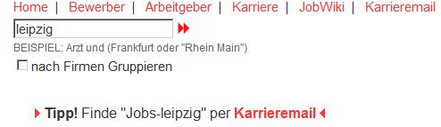 Jobsuche im Internet