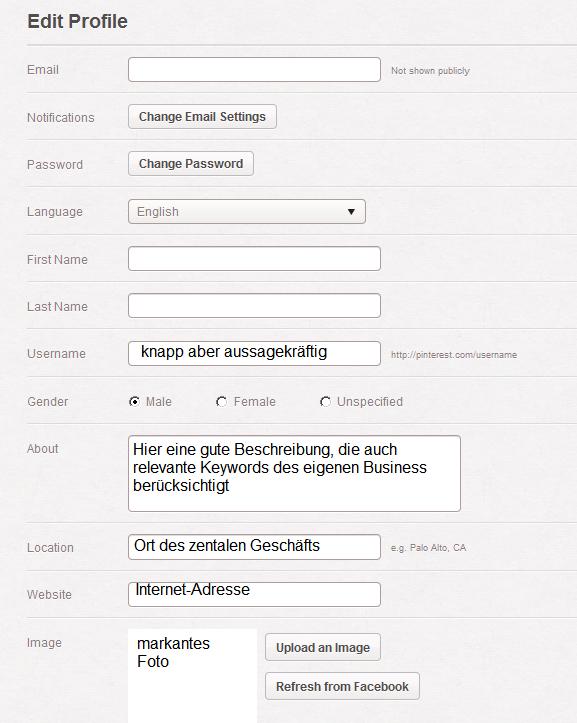 Marketing mit Pinterst-Bildern Marketing mit Pinterst-Bildern
