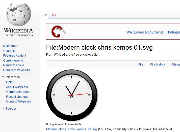 Analog-Uhr aus Wikipedia Analog-Uhr aus Wikipedia