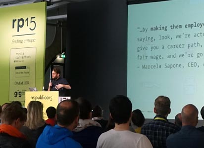 Johannes Kleske auf der re:publica 2015