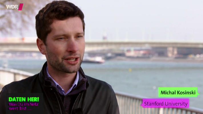 Michal Kosinski beim WDR