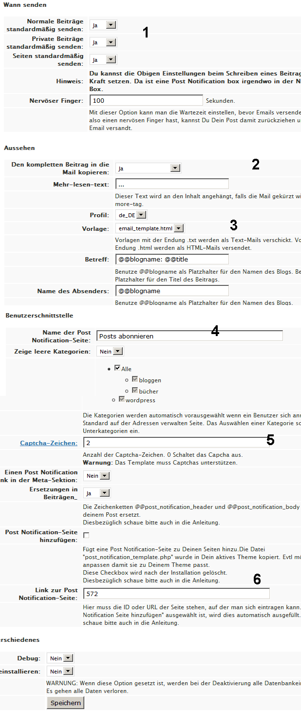 Newsletter aus WordPress konfigurieren Newsletter aus WordPress konfigurieren